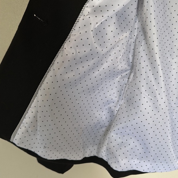 Express Notch Collar One Button Blazer - Black - 2 - Picture 12 of 13